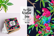 Exotic Krakatau. Watercolor Patterns, a Pattern Graphic by Irina Dolgikh (Thumbnail 8 of 9)