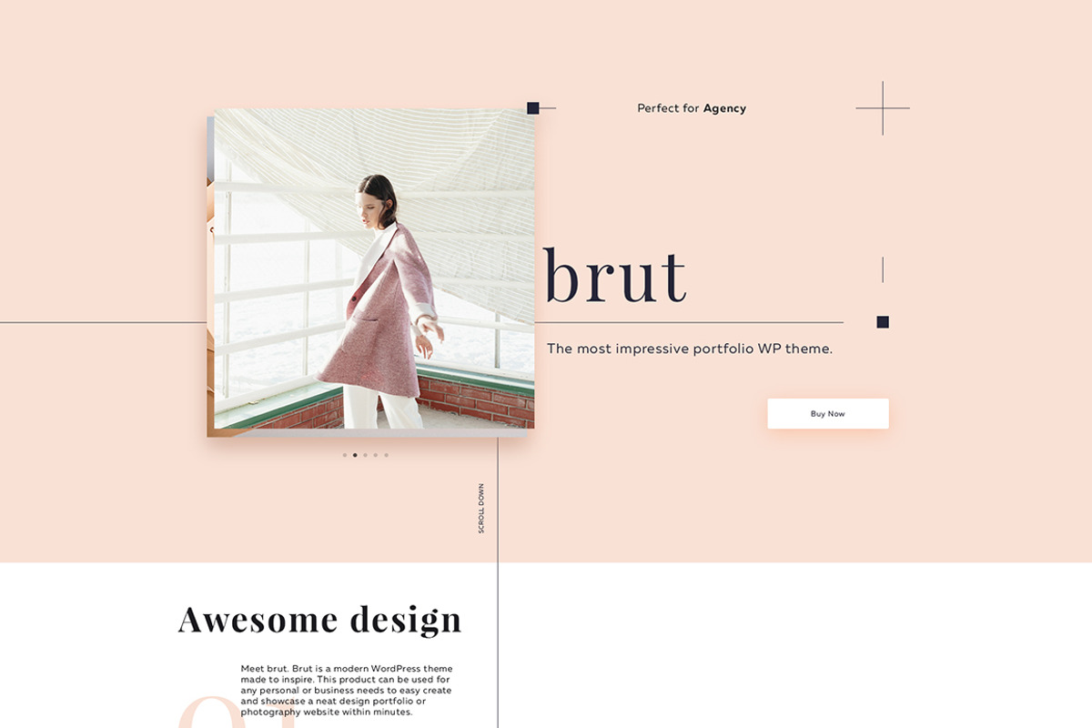Brut Landing Page, a HTML Template by itmeo (Photo 5 of 8)