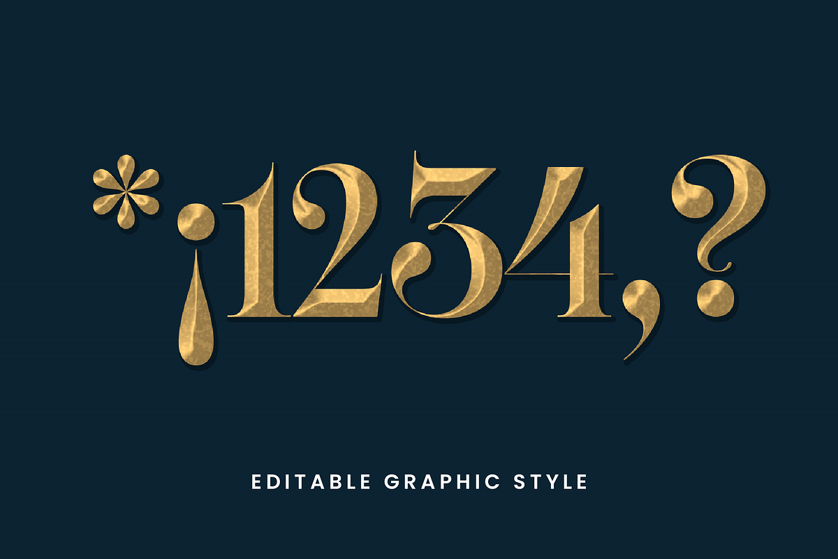 Elegant Baroque Metal Text Effect preview 2