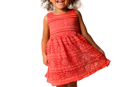 Full length portrait of lovely girl