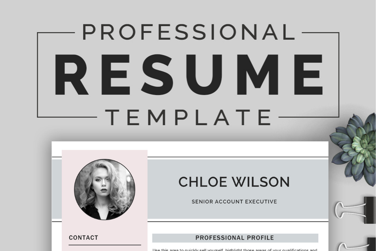 Modern Resume Template Word, a Resume Template by Klamp Studio (Photo 10 of 10)