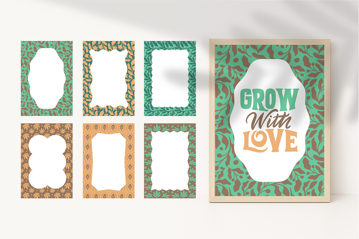 Elegant Botanical Floral Design Kit, a Decorative Illustration by Lettering_Logo (Photo 9 of 15)
