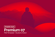 PSD Template + Duotone Action, an Action Add-On by Graphicboom (Thumbnail 9 of 32)
