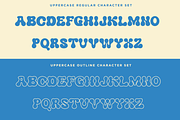 Kringe - Groovy Retro Font, a Sans Serif Font by Font Liner (Thumbnail 10 of 13)