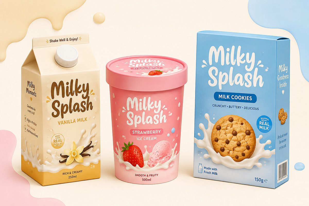 Milky Splash – A Handwritten Font, a Handwritten Font by Wow Magic (Photo 3 of 4)