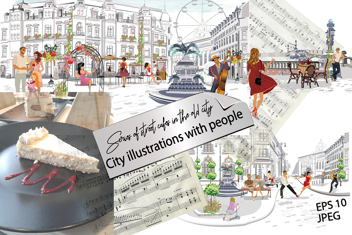 Series of romantic streets., a Food Illustration by Laifalight (Photo 1 of 10)