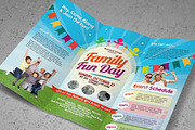 Family Fun Day Trifold Brochures, a Brochure Template by kinzi21 (Thumbnail 3 of 5)