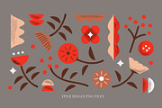 Flower Decor illustration vector, an Object Graphic by Studio Mei Design (Thumbnail 2 of 3)