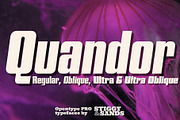 Quandor Family, a Sans Serif Font by Stiggy & Sands (Thumbnail 1 of 9)