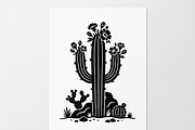 60 Desert Cactus Floral Silhouette, a Seasonal Illustration by Amazin_art (Thumbnail 5 of 38)