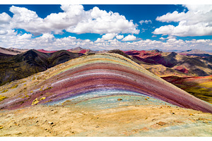 Palccoyo Rainbow Mountains in Peru, a Nature Photo by Leonid Andronov