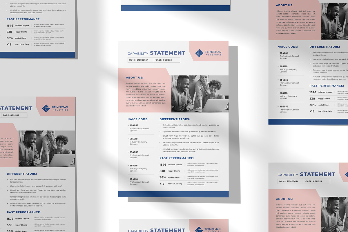 Company Capability Statement, a Brochure Template by Niofix (Photo 2 of 7)