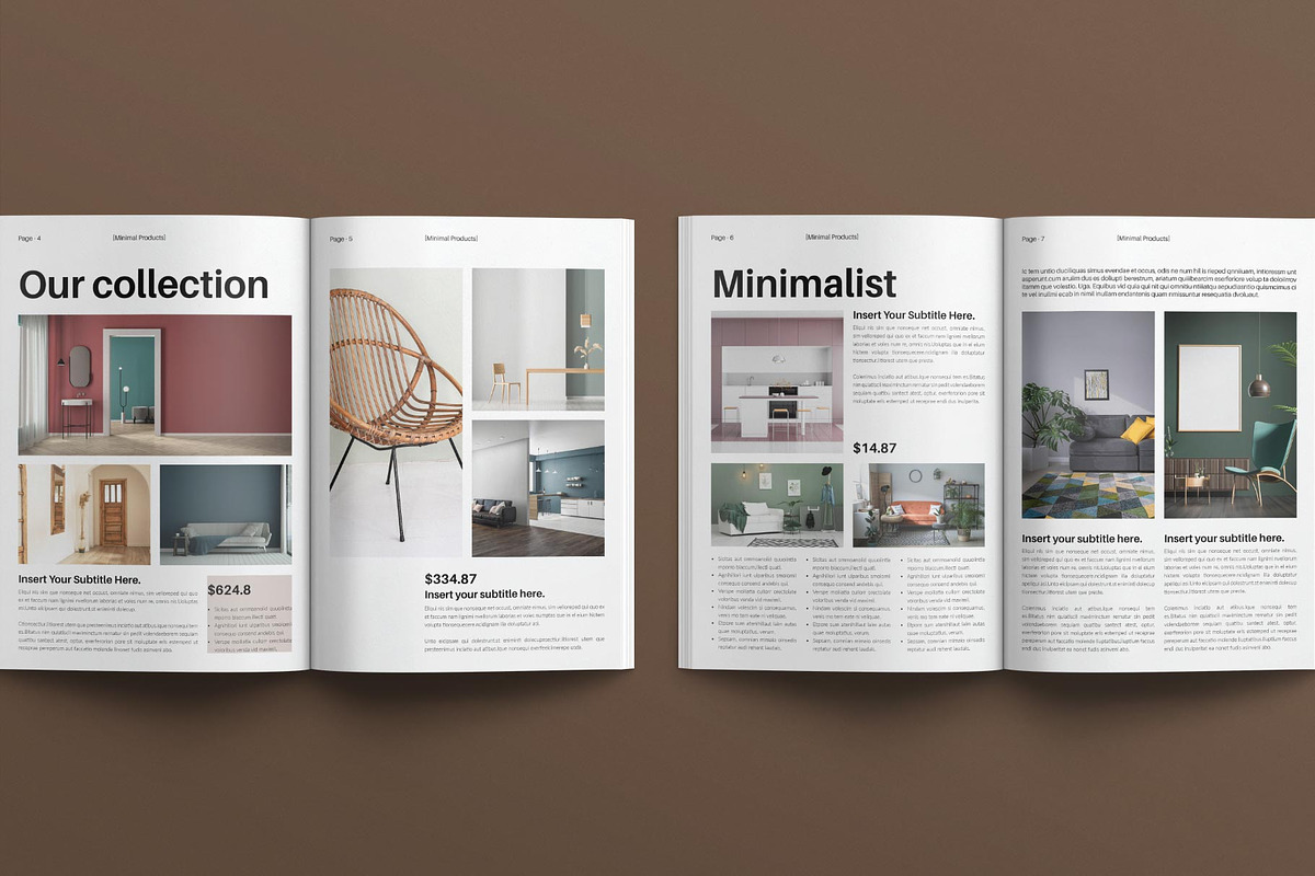 Product Catalog Template, a Brochure Template by E-Type (Photo 3 of 8)