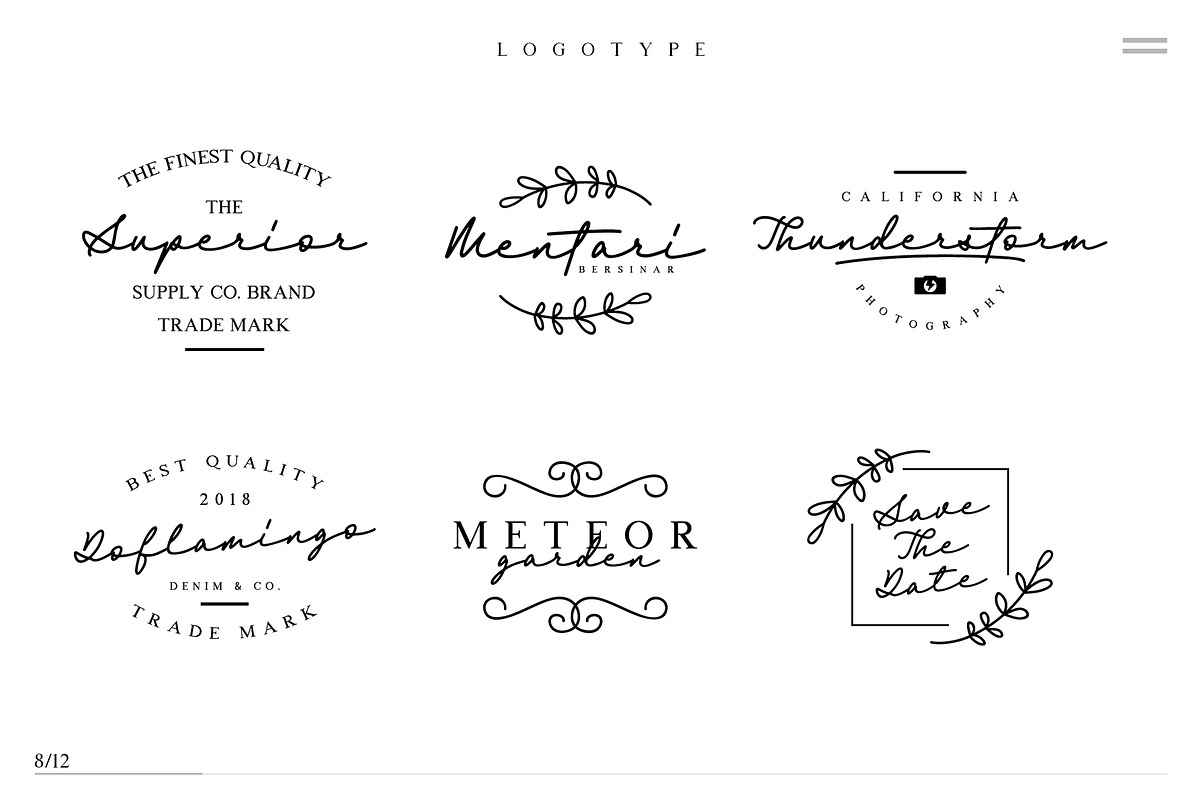 Britania Letter Signature Script preview 8
