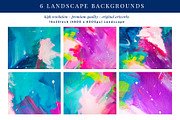 Bright Abstract Backgrounds, a Texture Graphic by Carla Fern Designs (Thumbnail 2 of 10)