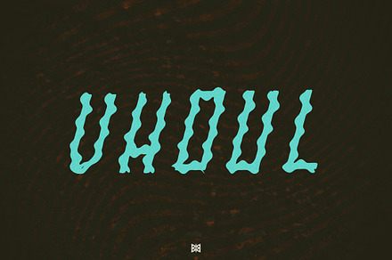 Vhoul, a Font by Ben Lueck Designs