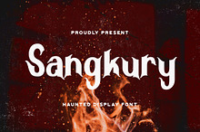 Sangkury - Haunted Display Font