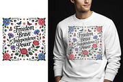 Freedom Brave Independence Power, a Seasonal Illustration by Unique Design Team (Thumbnail 1 of 4)