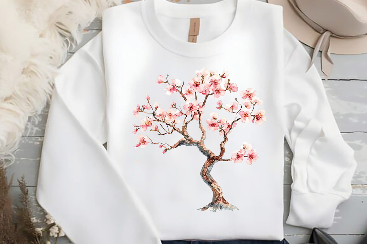 Japanese Cherry Blossom Tree, an Illustration by DreamCafeArt (Photo 5 of 7)