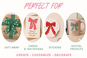 Cute Hand Drawn Bow Clipart, an Object Graphic by OREHOVKA (Thumbnail 3 of 4)