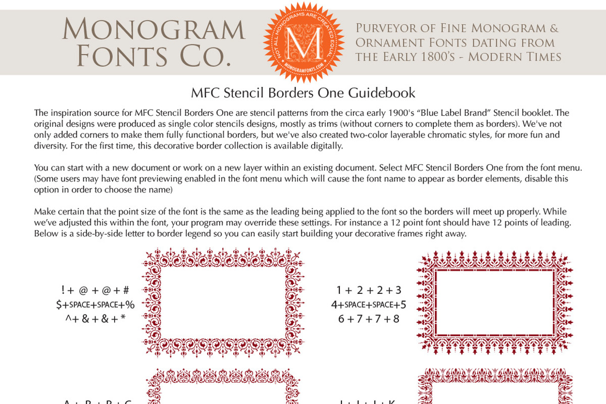 MFC Stencil Borders One preview 6