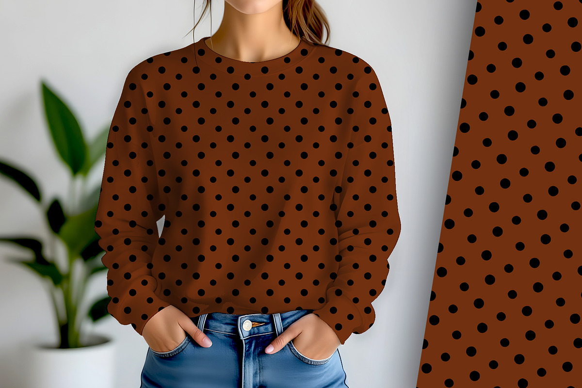 Black Tiger Dots Seamless Repeat, a Pattern Graphic by Sharon Schwalbe (Photo 1 of 4)