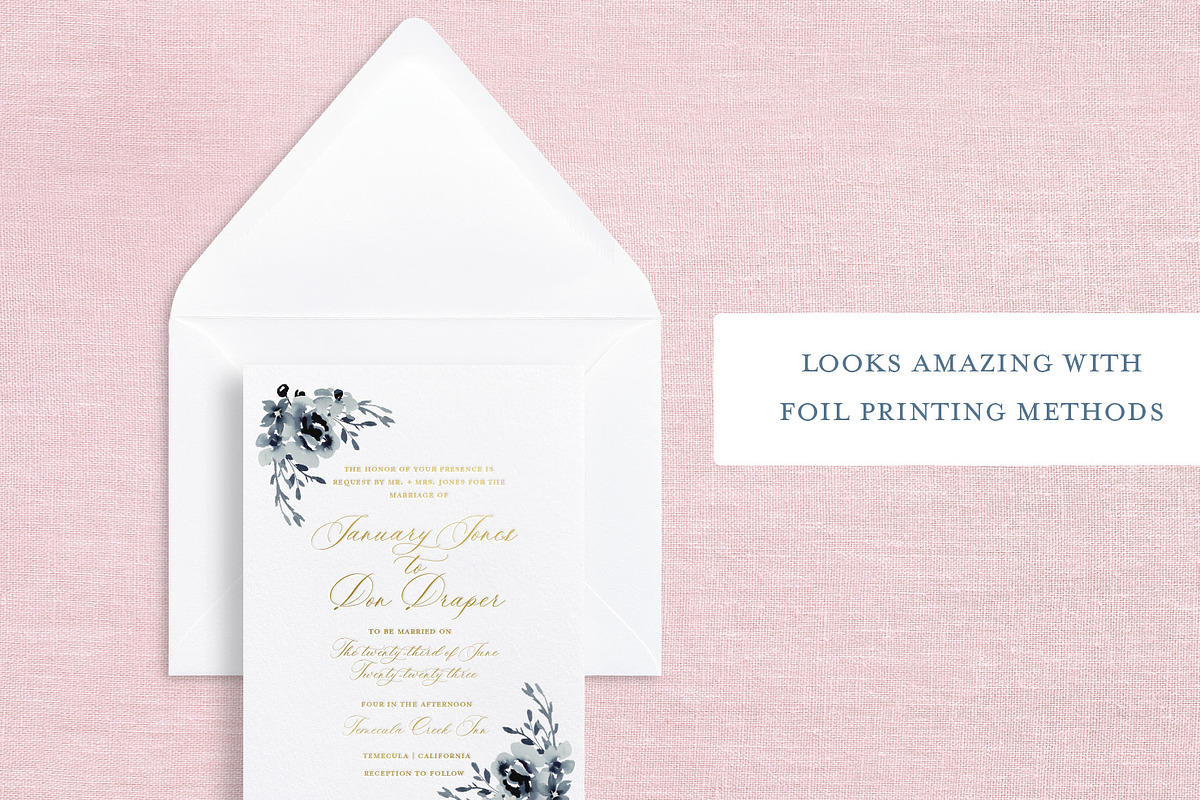Monochromatic Blue Watercolor Floral, a Graphic by Lavender And Sea (Photo 5 of 5)