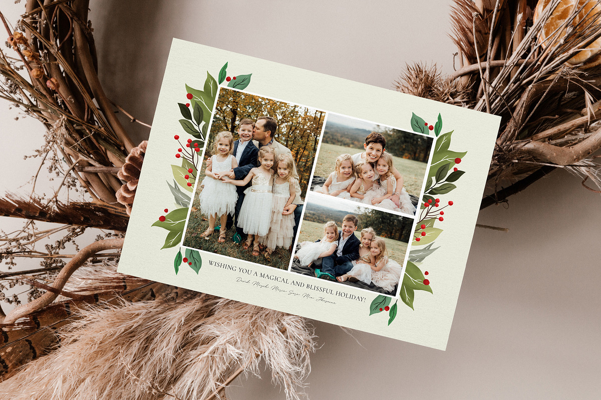 Christmas Card Template CD221, a Card Template by Salsal Design (Photo 3 of 4)