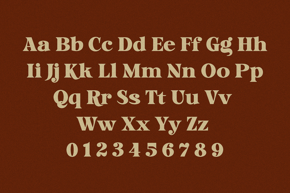 Avedoria Retro Feel Serif Font, a Serif Font by Heinzel Std (Photo 12 of 12)