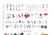 Winter city creator - vector + Canva, a Seasonal Illustration by Valerie (Thumbnail 5 of 16)