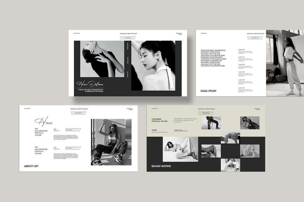 HAUS | Brand Proposal Presentation, a Presentation Template by Slide-Agency (Photo 7 of 11)