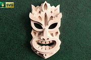 Tribal Mask V6 3D Layered | SVG Cut, an Object Graphic by pixaroma (Thumbnail 10 of 10)