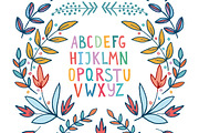 Hand drawn alphabet, a Graphic by DikayaMiau (Thumbnail 1 of 2)