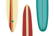 Retro Surfboards, a Sport Illustration by Go Rogue (Thumbnail 3 of 3)