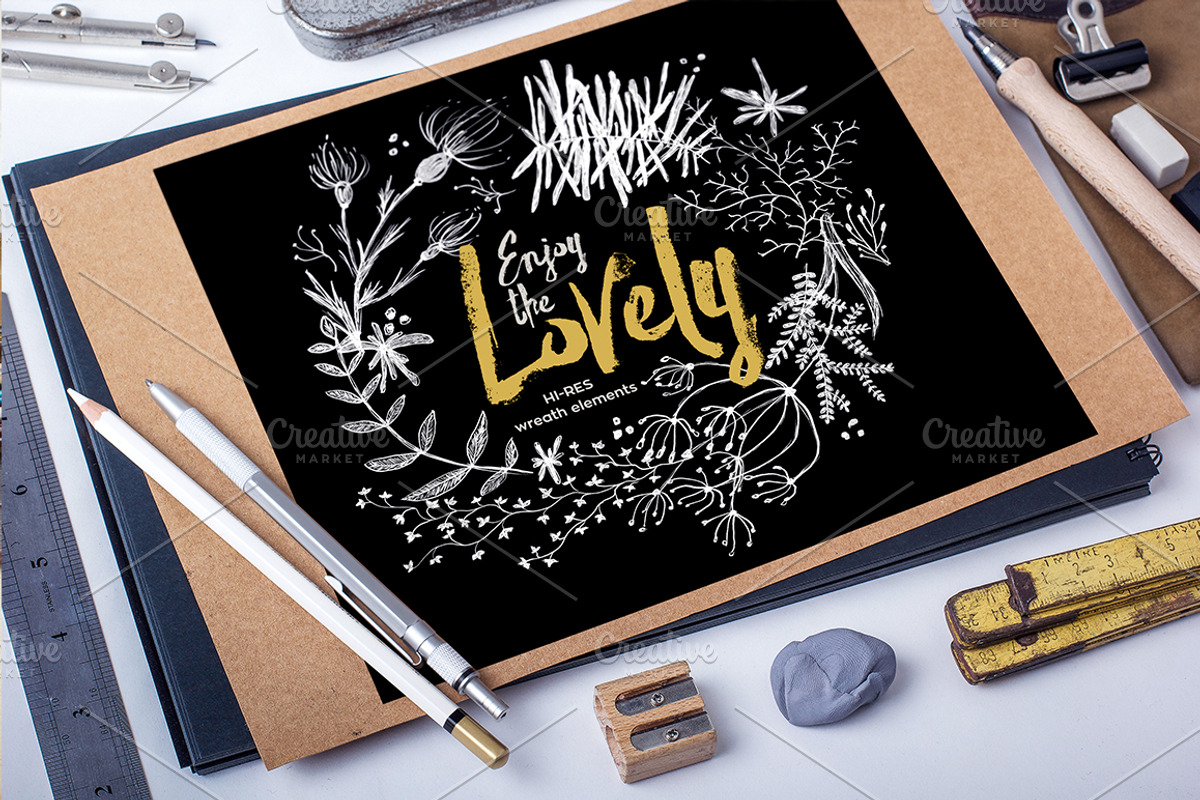 Foliage & Crayon Wedding Invite I, an Invitation Template by The Wedding Shop (Photo 4 of 6)