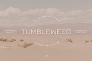 Tumbleweed, a Sans Serif Font by MEG BURK CHOI (Thumbnail 1 of 4)