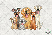 Whimsical Funny Dog PNG, an Illustration by Craft Nest (Thumbnail 1 of 6)