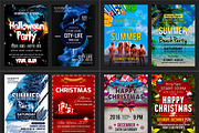 100-Party Flyers Bundle, a Flyer Template by AfzaalGraphics (Thumbnail 12 of 14)
