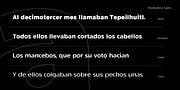 Nonantza Sans, a Sans Serif Font by Ixipcalli (Thumbnail 4 of 5)
