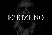 Enozeno - Elegant Font, a Sans Serif Font by Iqsiart Studio (Thumbnail 1 of 6)