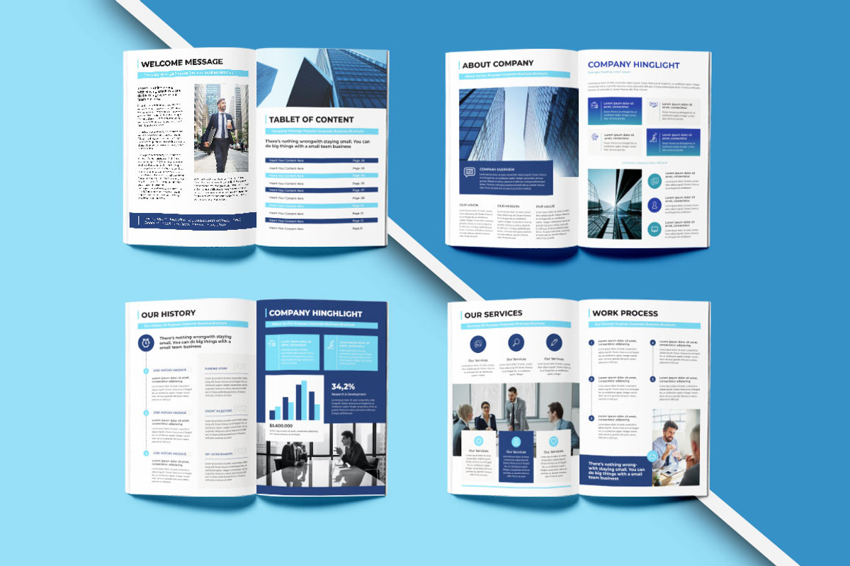 Corporate Brochure, a Brochure Template by yanindesign (Photo 2 of 5)
