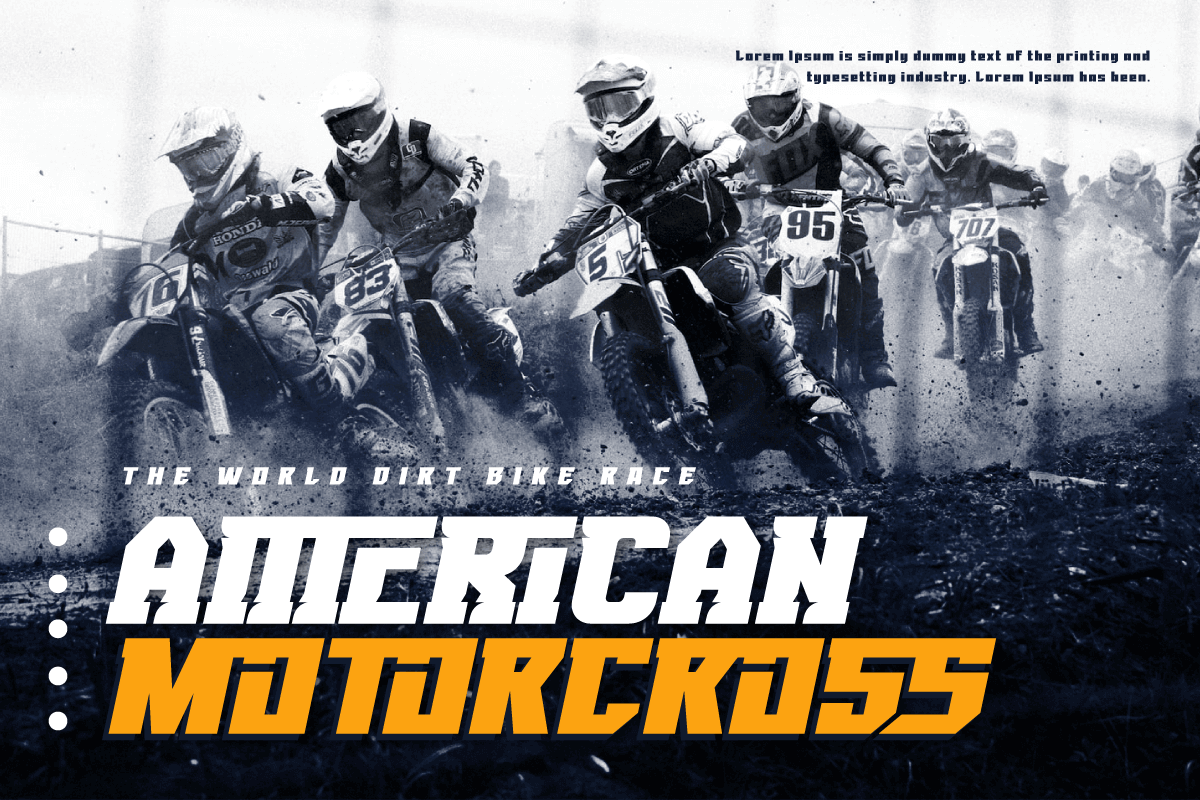 NOKRIOS | Speed Racing Font, a Font by twinstd (Photo 4 of 13)