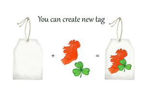 St. Patricks Day Watercolor Clipart