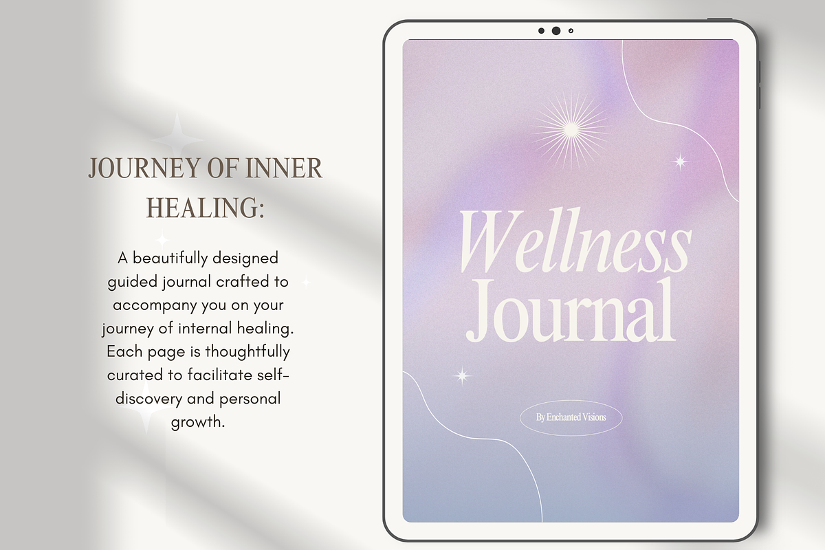 Wellness Journal | Digital Printable, a Templates & Theme by Enchanted Visions Shop (Photo 2 of 7)