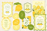 Lemon summer wedding templates set, a Stationery Template by Garden in frame (Thumbnail 6 of 10)