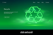 Tech landing page set 1, a Work Illustration by MaximGertsen (Thumbnail 3 of 6)