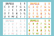 Animalia - Alphabet illustration Set, an Animal Illustration by Pingebat (Thumbnail 5 of 7)