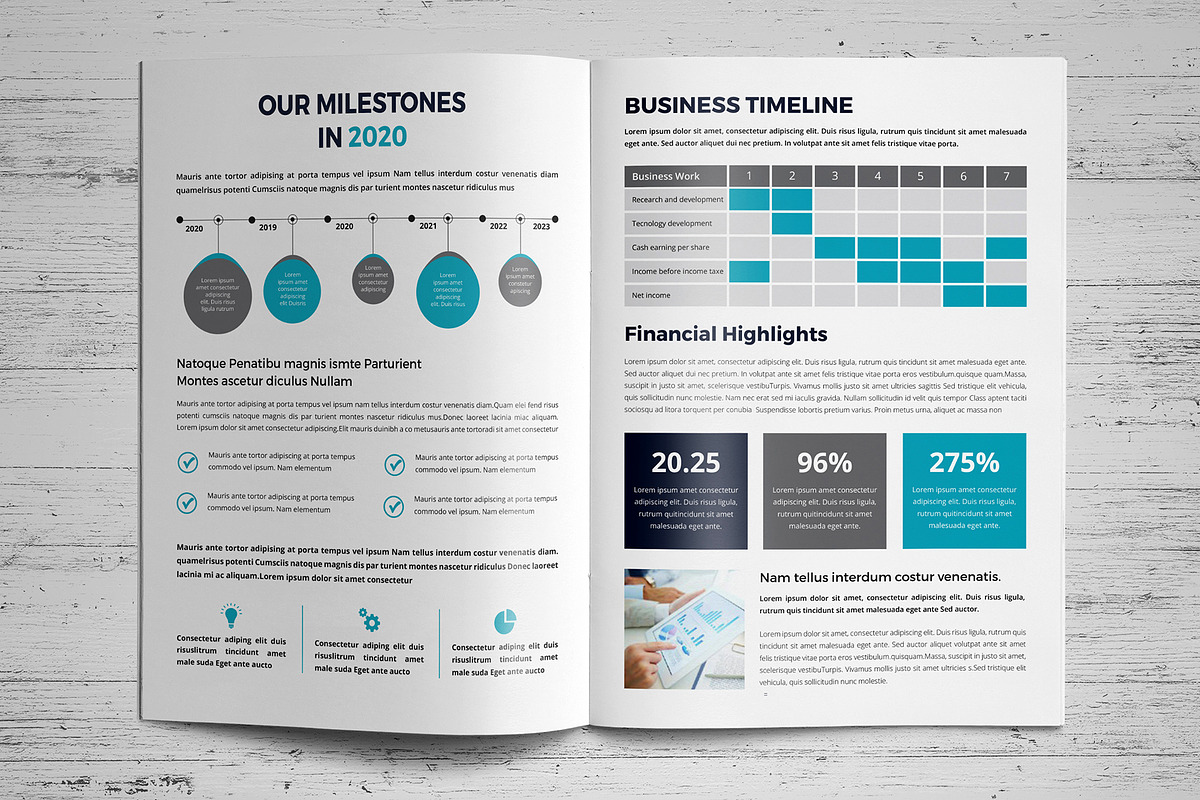 Corporate Brochure Template V4, a Brochure Template by JanySultana (Photo 9 of 12)