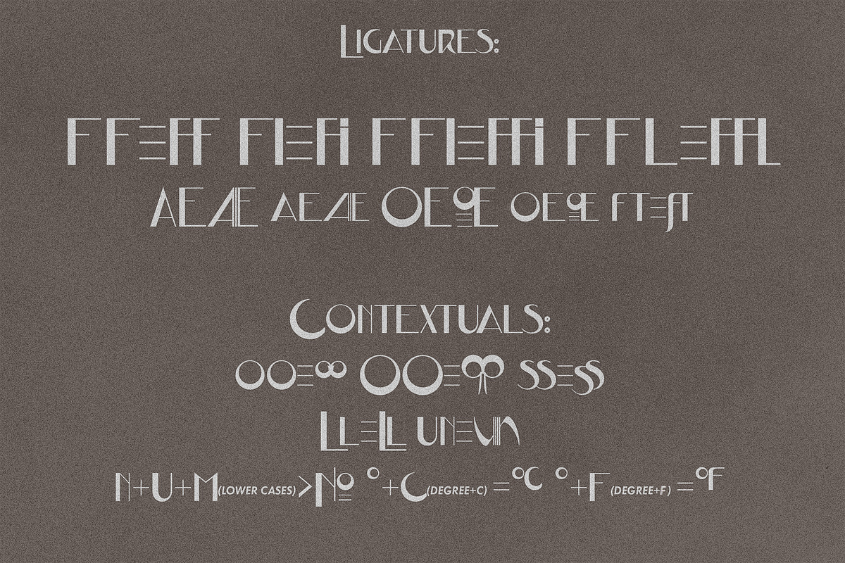 JVNE-CoalWorks - Art Deco Typeface preview 4