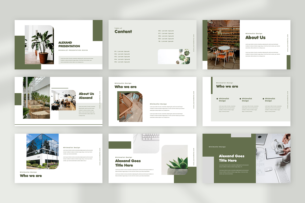Minimalist Powerpoint, a Presentation Template by Azruca (Photo 3 of 6)